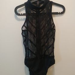 Black Lace Bodysuit 