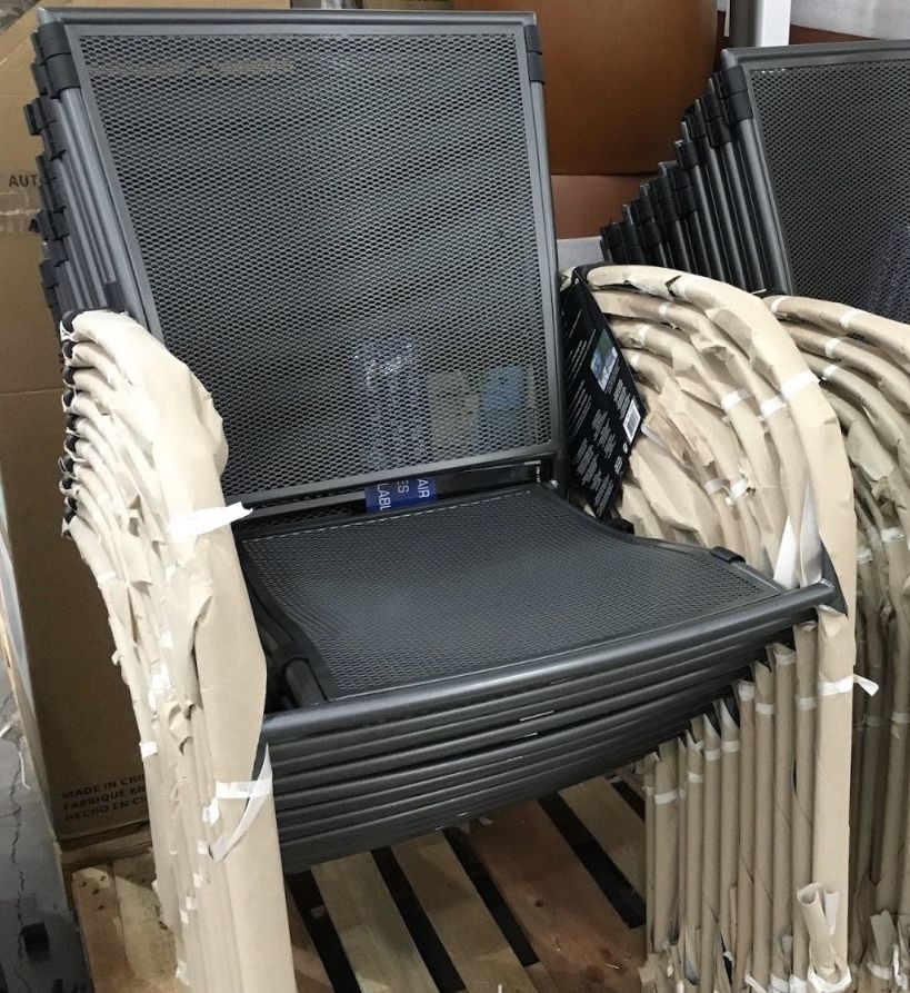 50% OFF // COSTCO 4-Units package Sunvilla Micro Mesh Commercial Bistro Chair