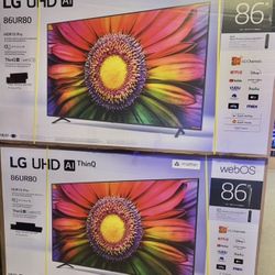 86” Lg UHD A1 Smart 4K tv Ur8000