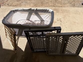 Baby gates and portable sleeper