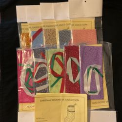 Christmas Stocking craft kit (set of 10)