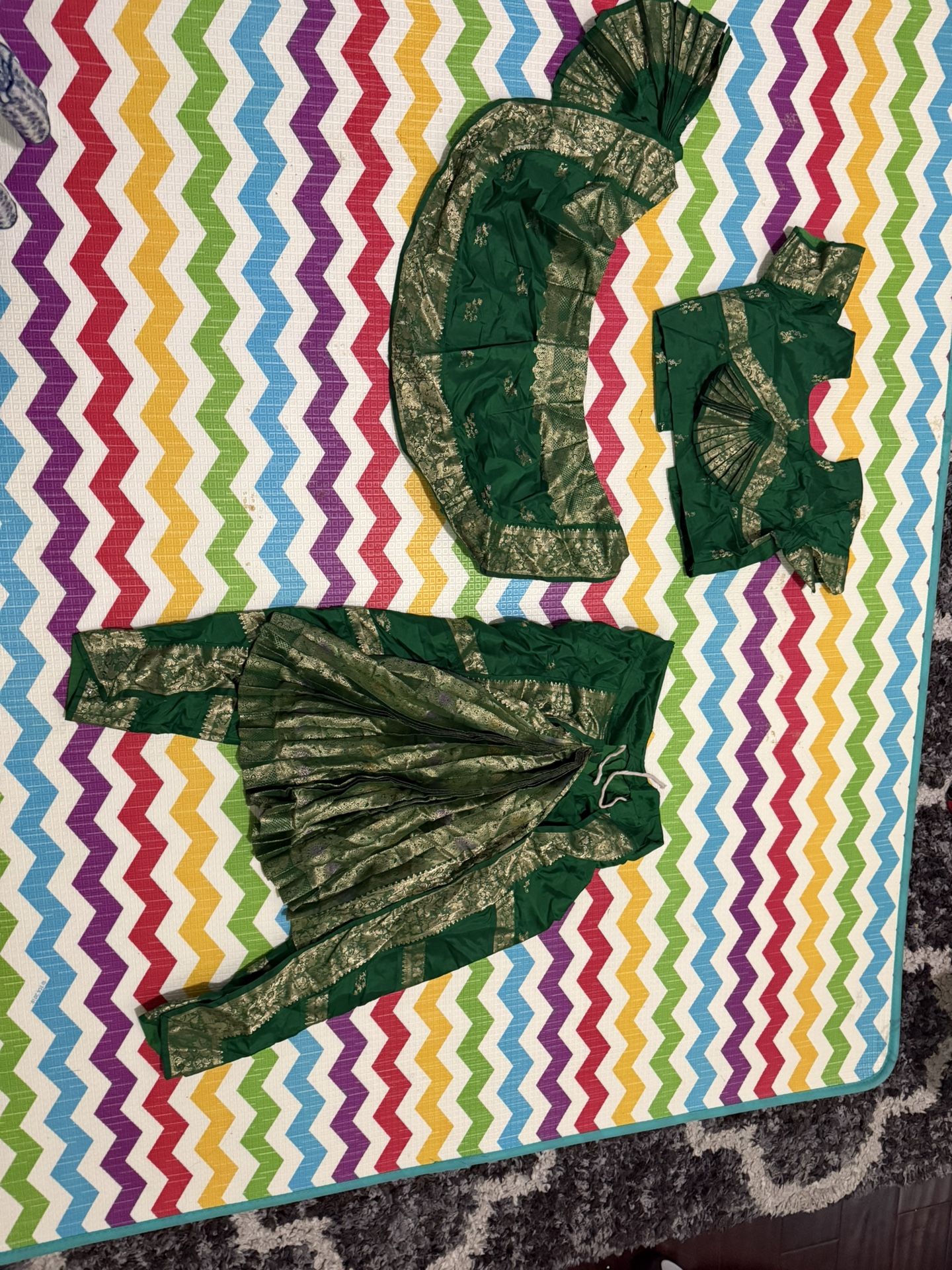 Bharatanatyam Dress For Girl 8 To 12 Yr Old New