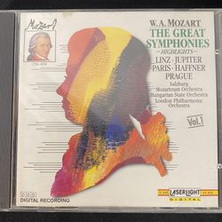 W.A. Mozart The Great Symphonies Vol.1 Highlights CD Linz Jupiter Paris Haffner 