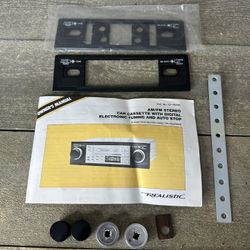 NOS Vintage Realistic Stereo CASSETTE PLAYER Digital Tuning 12-1924A Parts