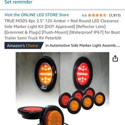Trailer Side Marker Lights