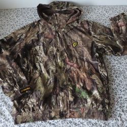Scent Blocker Outfitter Camo Hunting Jacket XL no liner