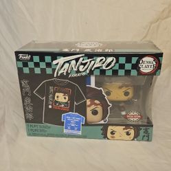 Funko Pop Tees Demon Slayer Tanjiro Kamado  XS
