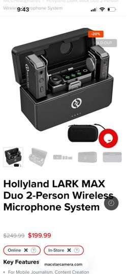 Hollyland max mics