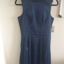 NWT. Julia Jordan Sleeveless Blue Dress Size 10
