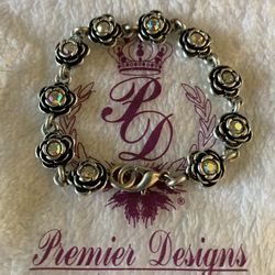 Premier Designs Jewelry Primrose Bracelet and Earrings, New in Boxes