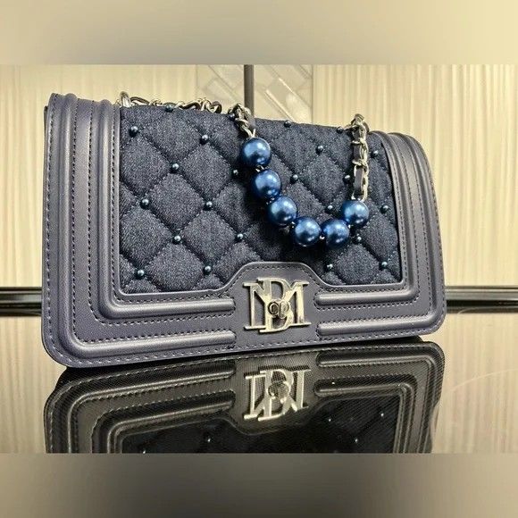 NWT Women's Denim Crossbody Purse