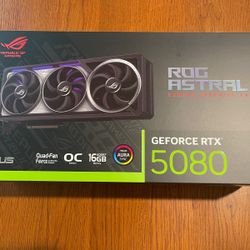 ASUS ROG Astral GeForce RTX™ 5080 OC Edition Gaming 16GB GDDR7. 