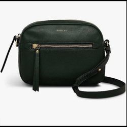Women's Crossbody Radley London: BRAND NEW Gordon Road Leather Green
