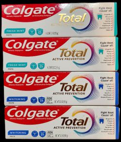 4 New Colgate Toothpaste