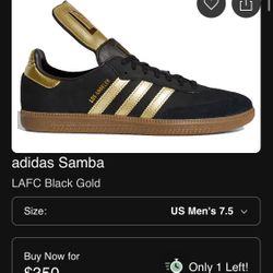 Adidas Samba  LAFC BLACK GOLD