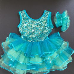 Kids Girls Dance Costume 