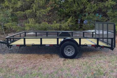 Fabulous 14'SD Utility Trailer at Shed Gal!!