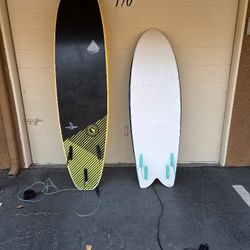 Foam Surfboards 7 And 6 Foot