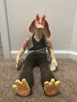 Star Wars Jar-Jar Binks Alarm Clock WORK