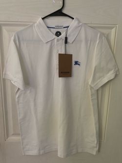 Burberry. Equestrian Knight Design (EKD) Cotton Piqué Polo Shirt