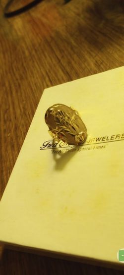 REAL REAL REAL REAL 14 KT GOLD RING