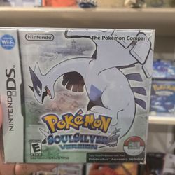 Pokemon SoulSilver Authentic Complete In Box Nintendo DS Missing Pokewalker 