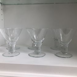 6 Bar Glasses - New, Used For Staging 
