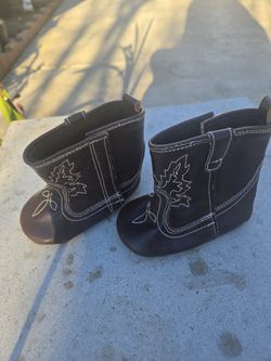 Brown Letter Toddler Shoes