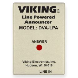 Viking DVA-LPA Phone Line Powered Digital Announcer