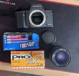Yashica 230-AF Camera & Kyocera 28-85mm Lens BUNDLE - For Parts or Repair
