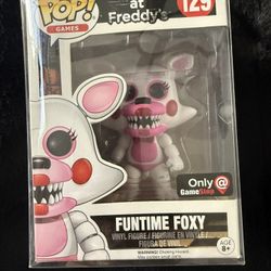 Funko POP Five Nights at Freddy’s Funtime Foxy #129 FNAF Gamestop Exclusive - New in Box