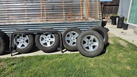 Jeep Rims and Tires W/Spare