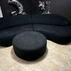 Waved High Quality Sectional  