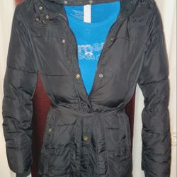 Women's Size Medium Winter Aeropostale Jacket Black