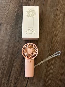 Small Hanheld Fan - Pink