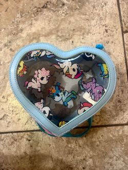 Tokidoki Heart-Shaped Clear Window Crossbody Bag