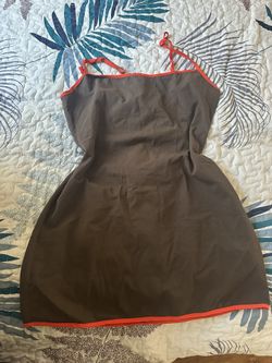Zara Stretchy Piped Dress
