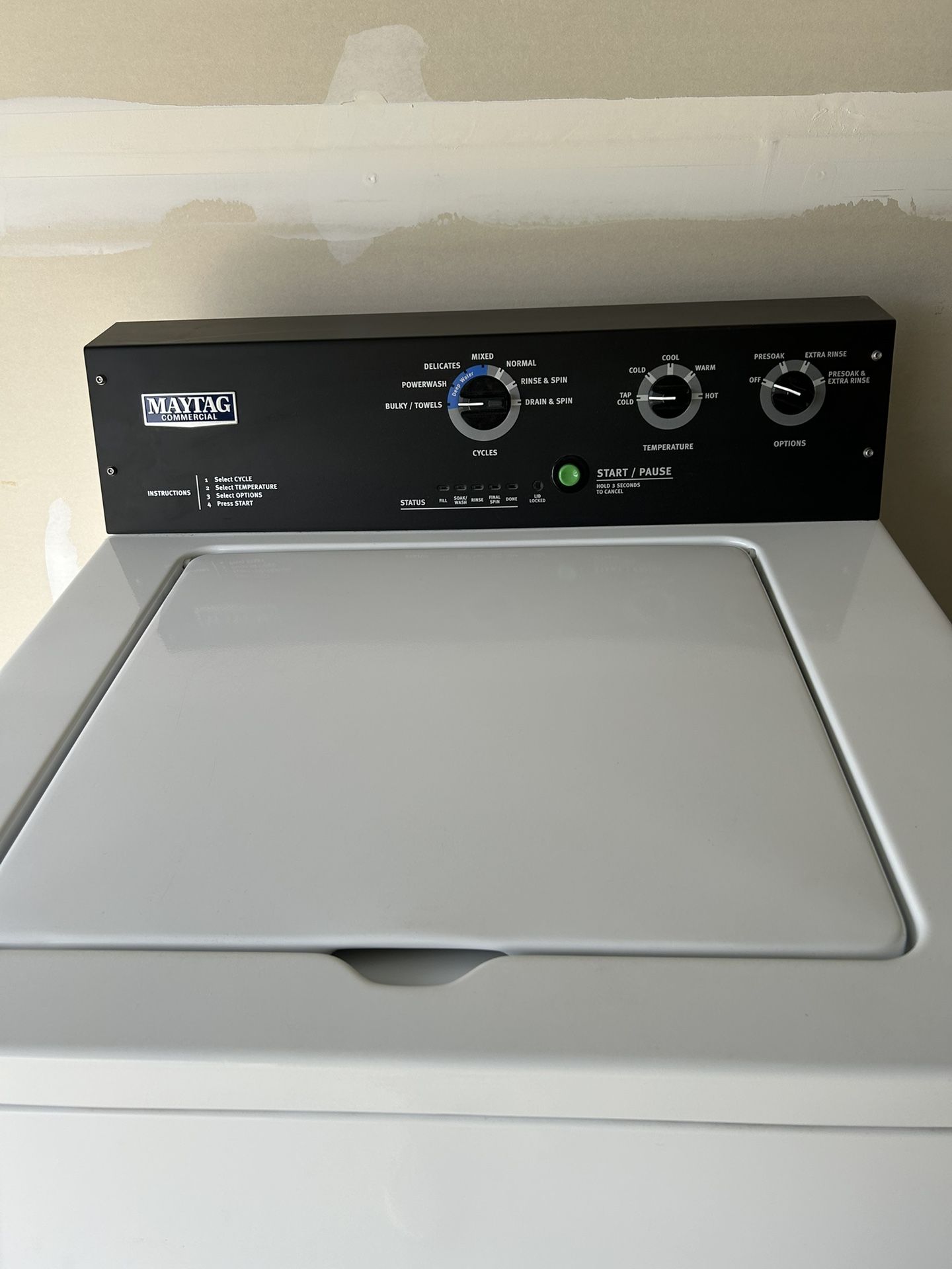 MAYTAG Commercial HE Top Load Washer