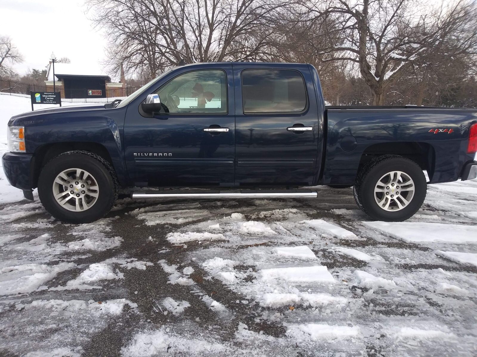 2011 Chevy Silverado four-door 4 x 4 good tires good breaks all around solid reliable truck price to sell 11 for 50 Cash talks in hand come see it an