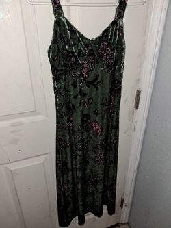 Jessica Simpson velvet tank dress calf length