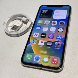 Apple iPhone X 256GB Unlocked (White) T-Mobile Att Metro Verizon 