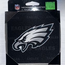 Philadelphia Eagles NFL Neoprene Coaster 4-Pack – NOS & Official