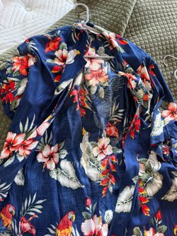 Rhude button up size large