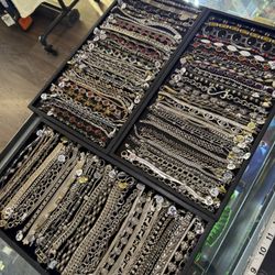 .925 Vintage sterling Silver Bracelets 