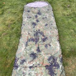 Sleeping bag German Flecktarn pattern