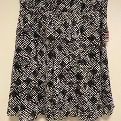 ALFANI PETITE MEDIUM LADIES FLARE SKIRT