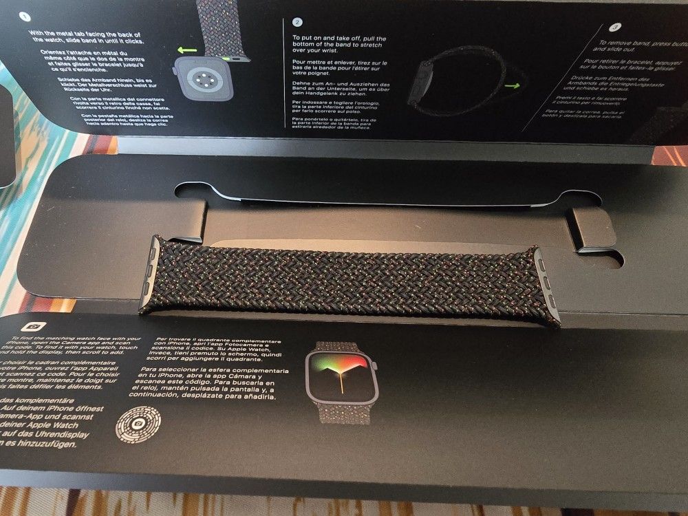 Apple Black Unity Braided Solo Loop 45mm