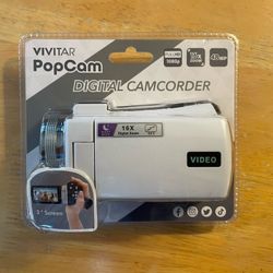 Vivitar‘S Great Quality Pop, Cam, Digital Camcorder! New Unopened Box