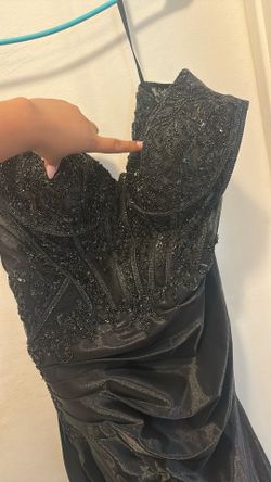 Black Long Night Gown Dress