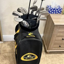 Golf Clubs W/ Cobra Bag